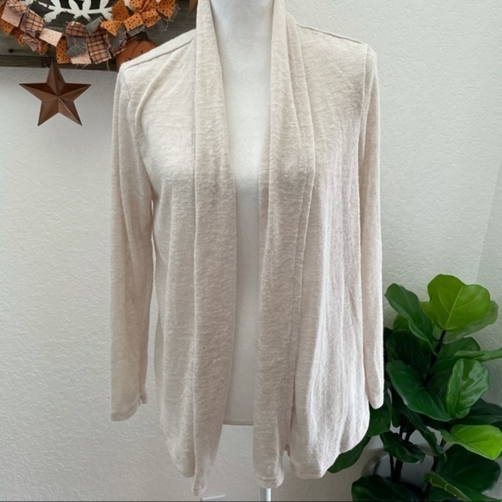 Style & Co cream lightweight cardigan sweater S